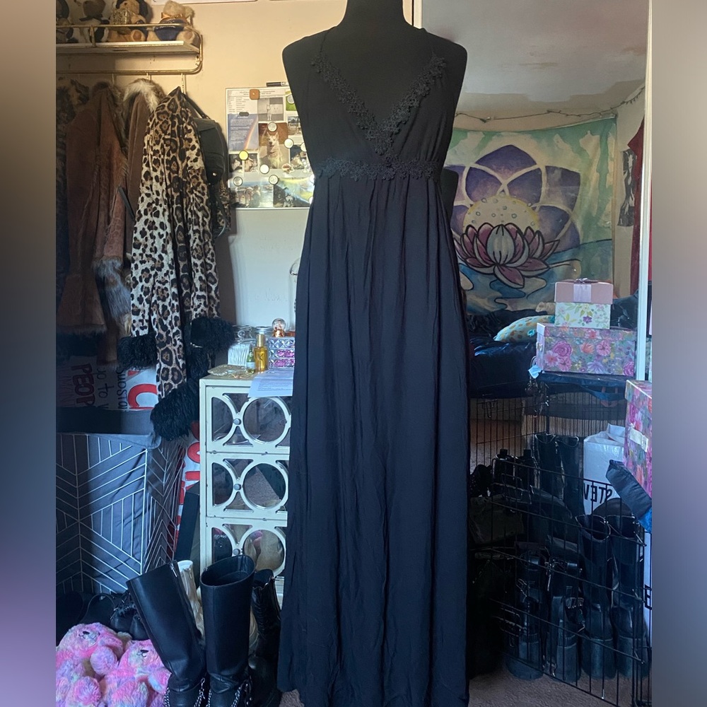 Black Long Maxi dress